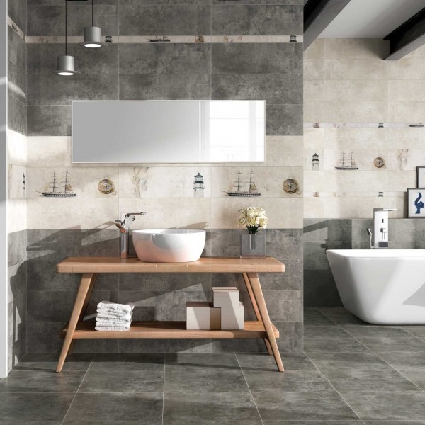 Diseño cerámico de baños modernos