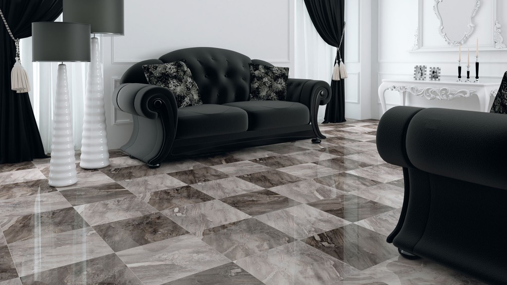 Azulejo Sicilia gris por Noor Ceramics