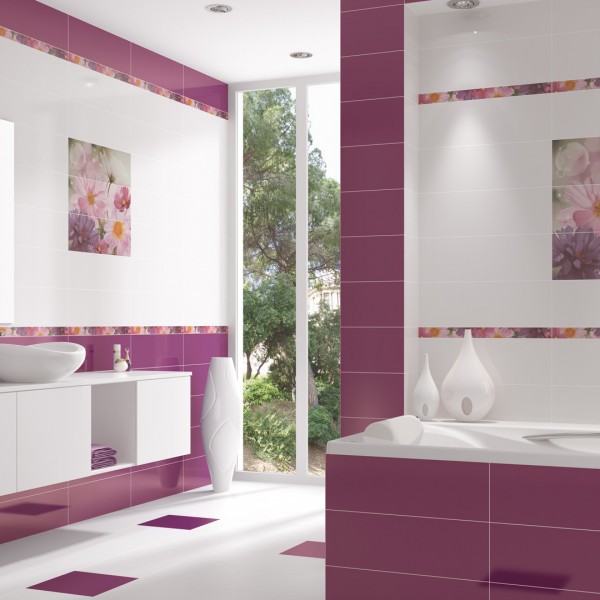 Diseño cerámico de baños modernos