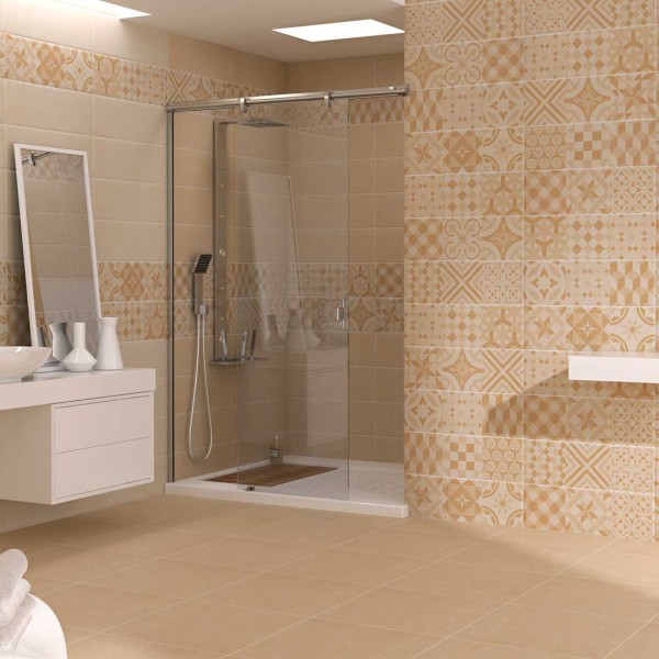 Diseño cerámico de baños modernos.